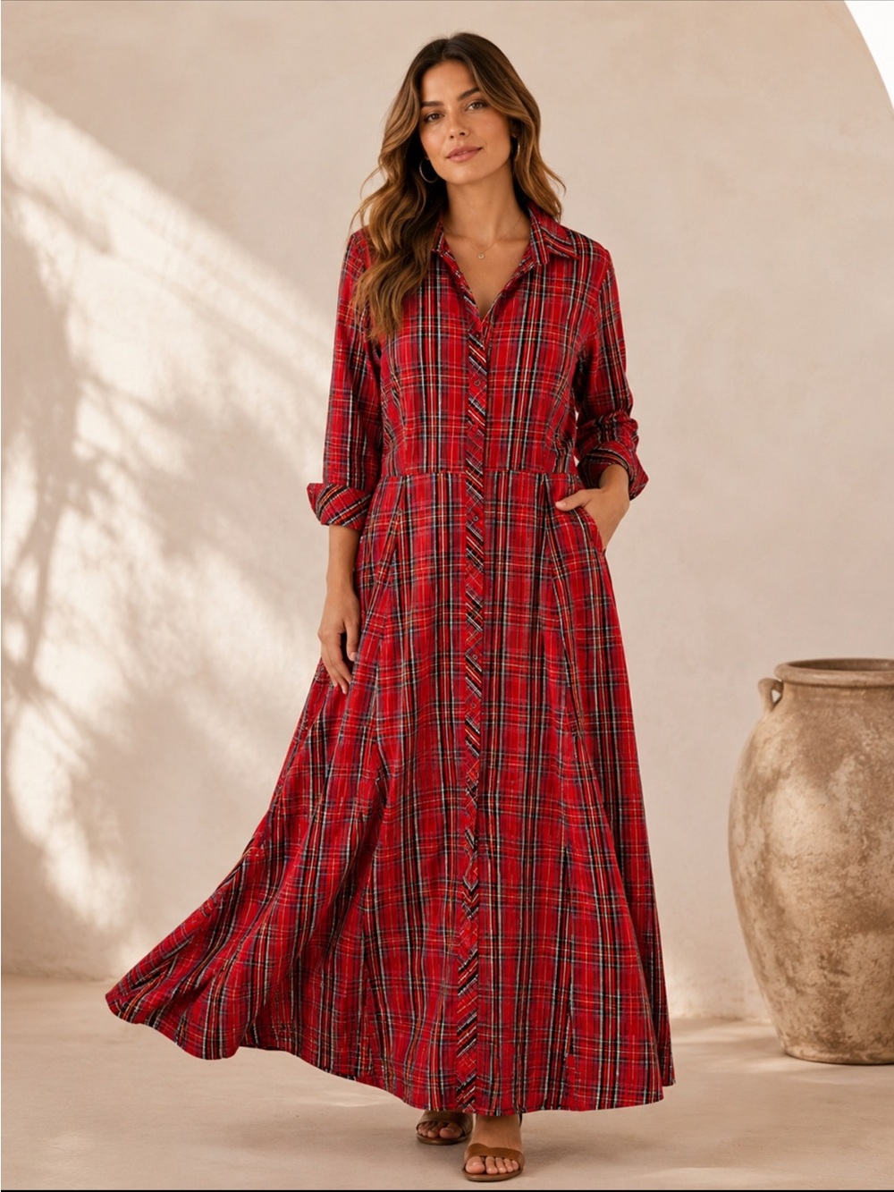 🎉5 for $45🎉 Finley dress size L maxi long